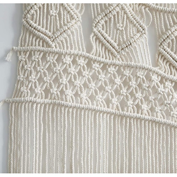 Handmade Bohemian Braided Macrame Indie Dorm/Living Room/Wall/Bedroom Decor - Picture 4 of 8